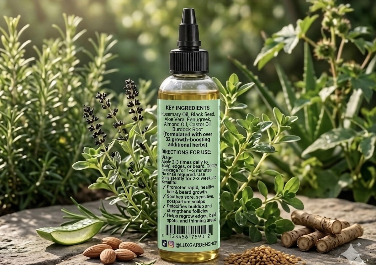 Herbal Hair Growth Oil 4oz
